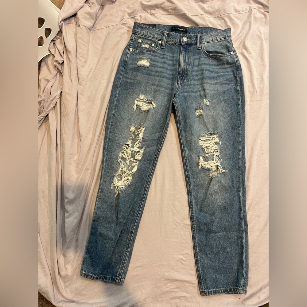 Aeropostale Distressed Blue Jeans